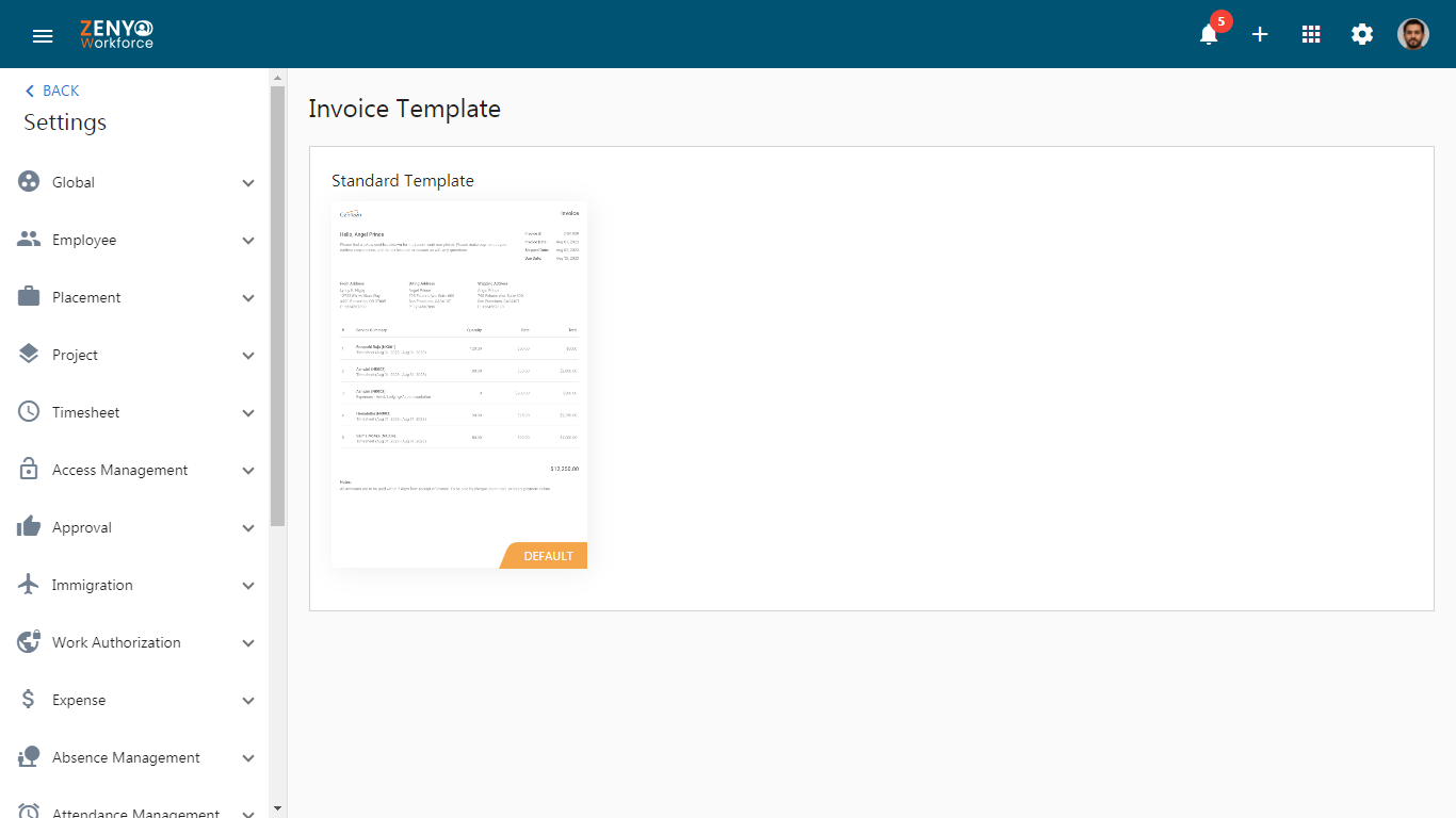 Invoice Template
