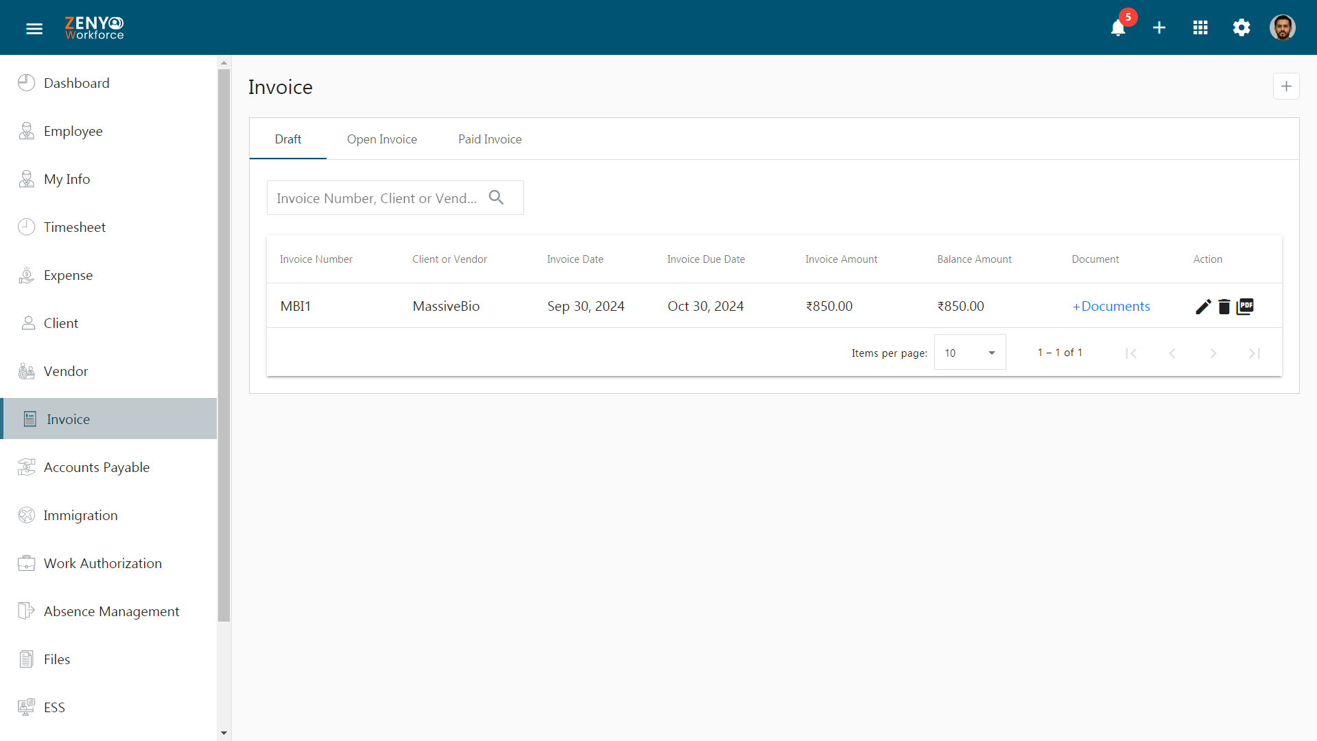 Invoice Approval Flow Disabled