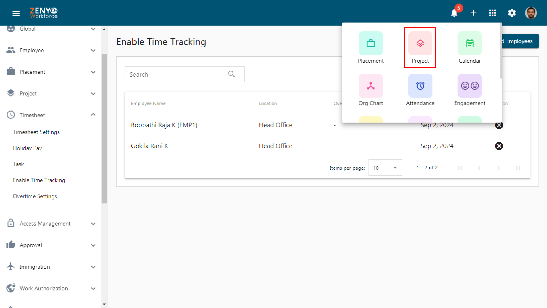Project Module